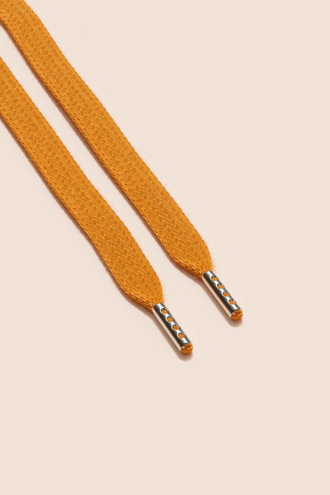 Senkels Yellow Sneaker Shoelaces with Nickel Aglets