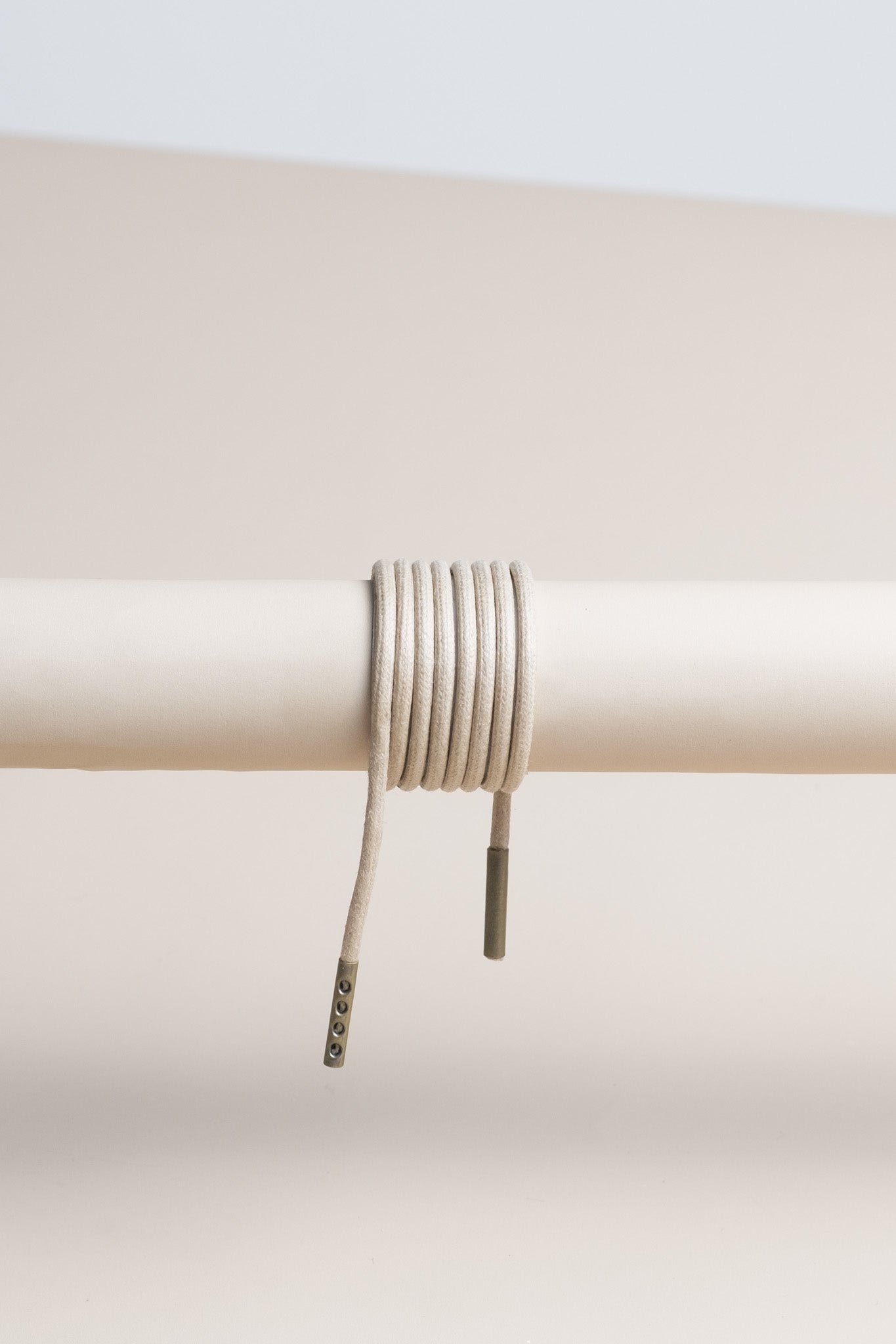 Bone White - Round Waxed Shoelaces | Senkels