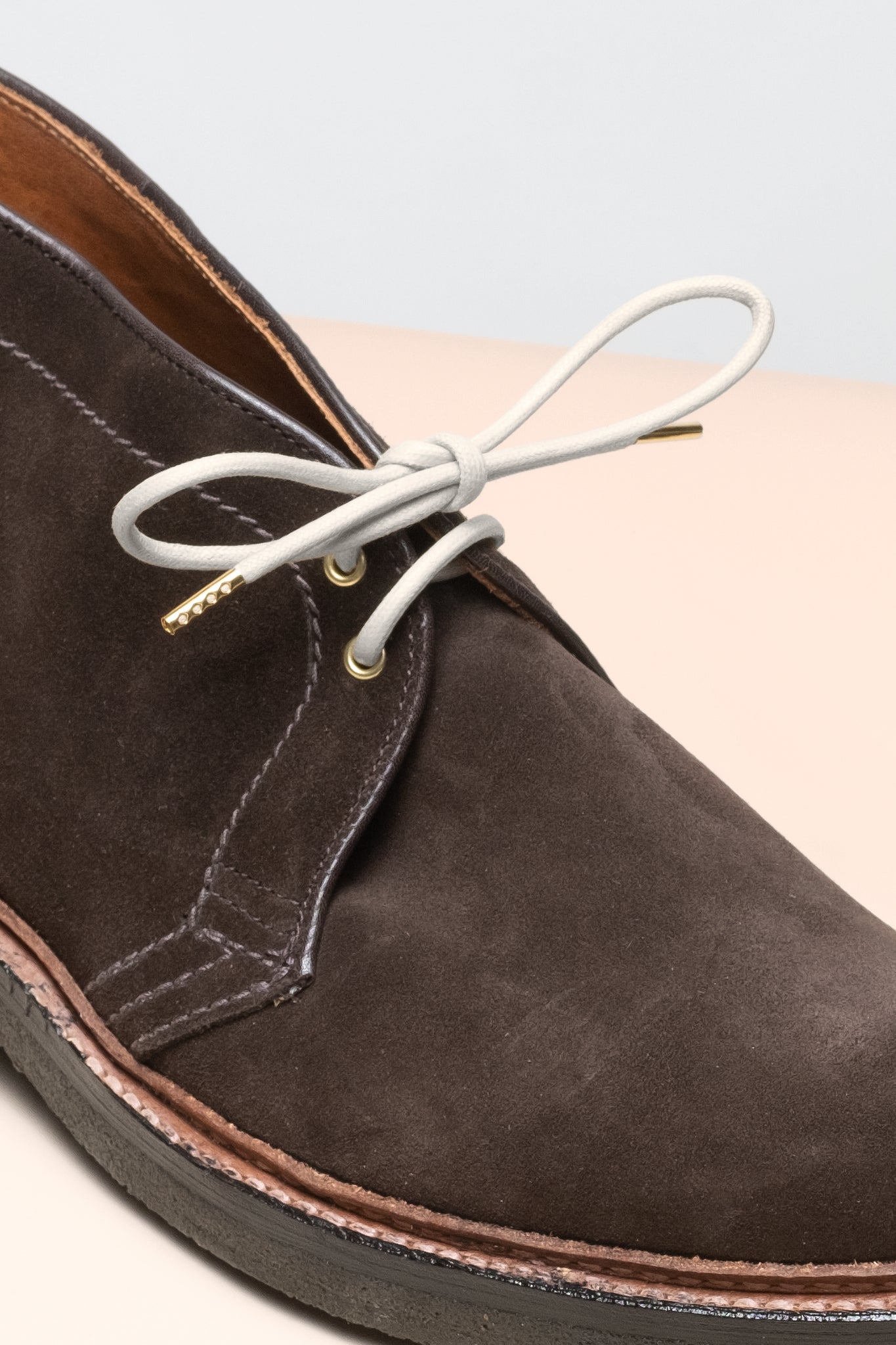 Nickel Grey | 4 mm Round Waxed Shoelaces